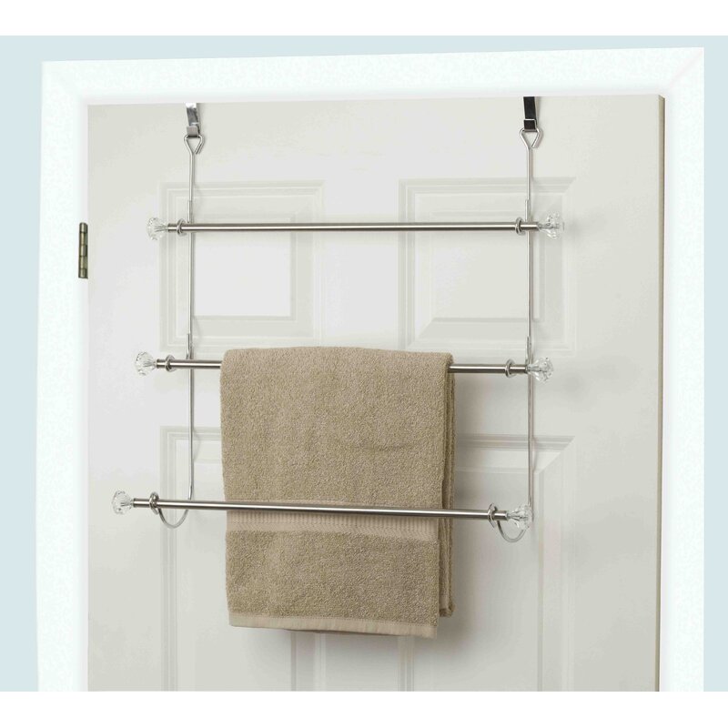 Home Basics Steel OvertheDoor Towel Rack Wayfair